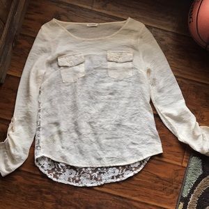 Blu pepper lace shirt